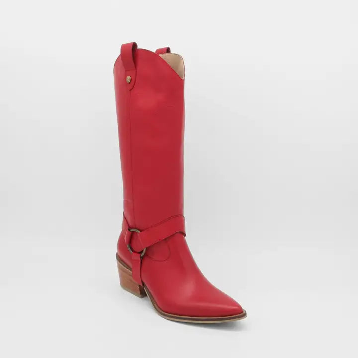 Cowboy Boot Convertible Red Women Shooes