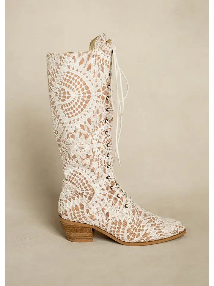 Tall Boot in Lace