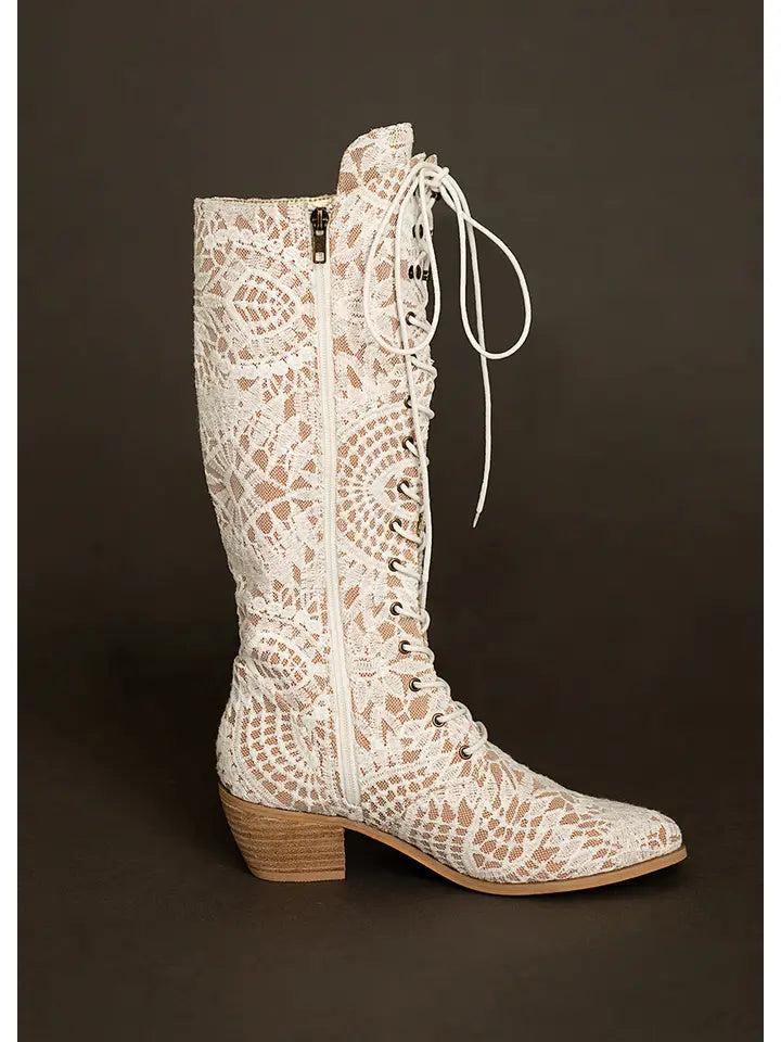 Tall Boot in Lace