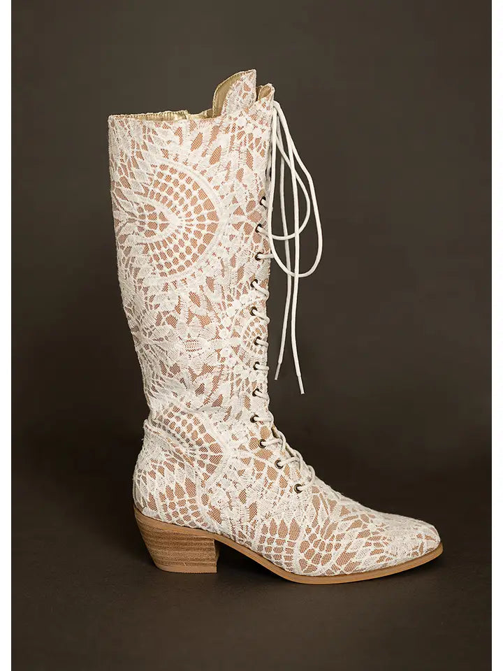 Tall Boot in Lace