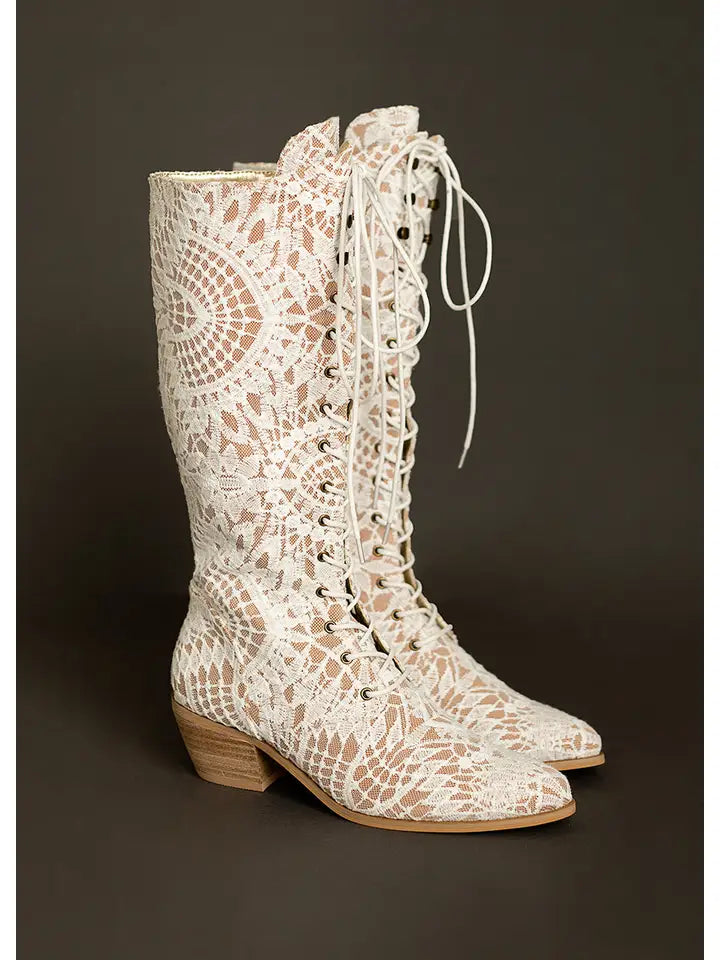 Tall Boot in Lace