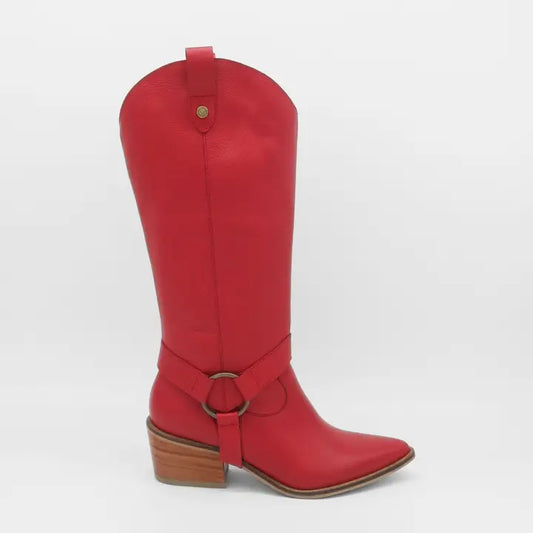 Cowboy Boot Convertible Red Women Shooes